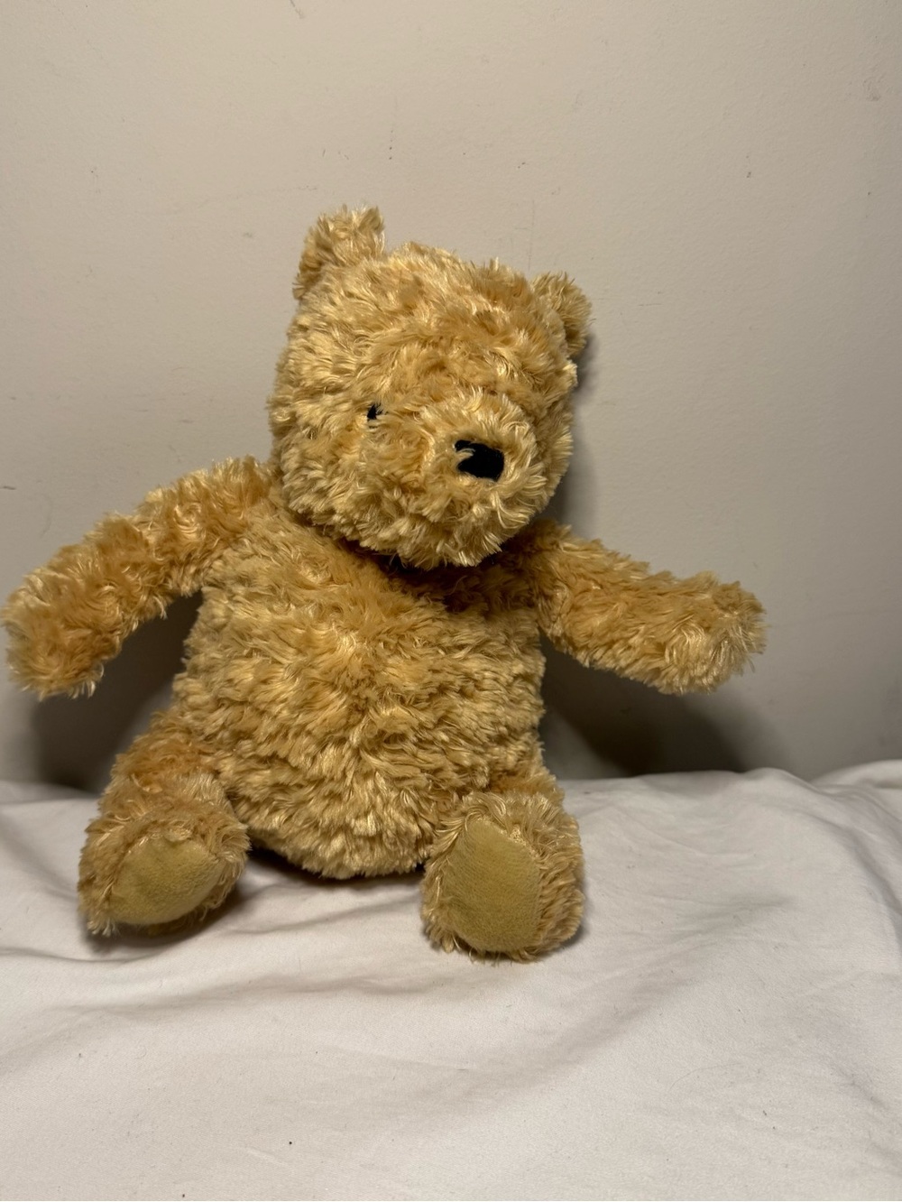 Vintage Classic Disney Winnie The Pooh Plush Stuffed Bear, Sherpa Style Fur 8"s